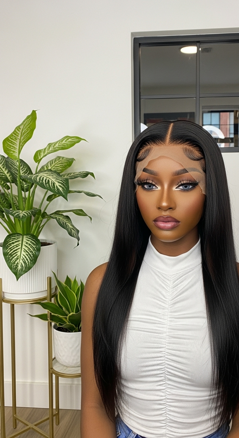 30" Vietnamese DD Straight Wig