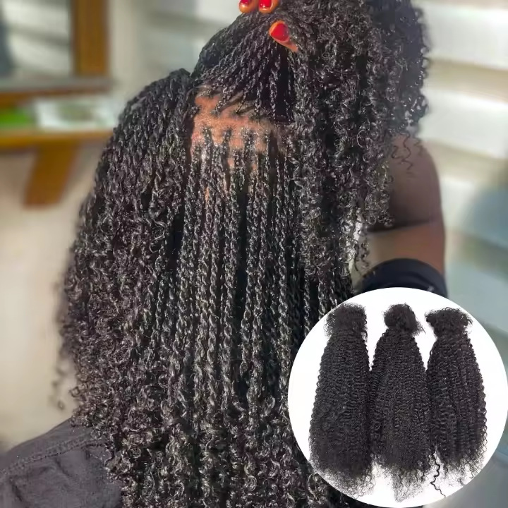 Human Hair Afro Kinky Hair Bulk