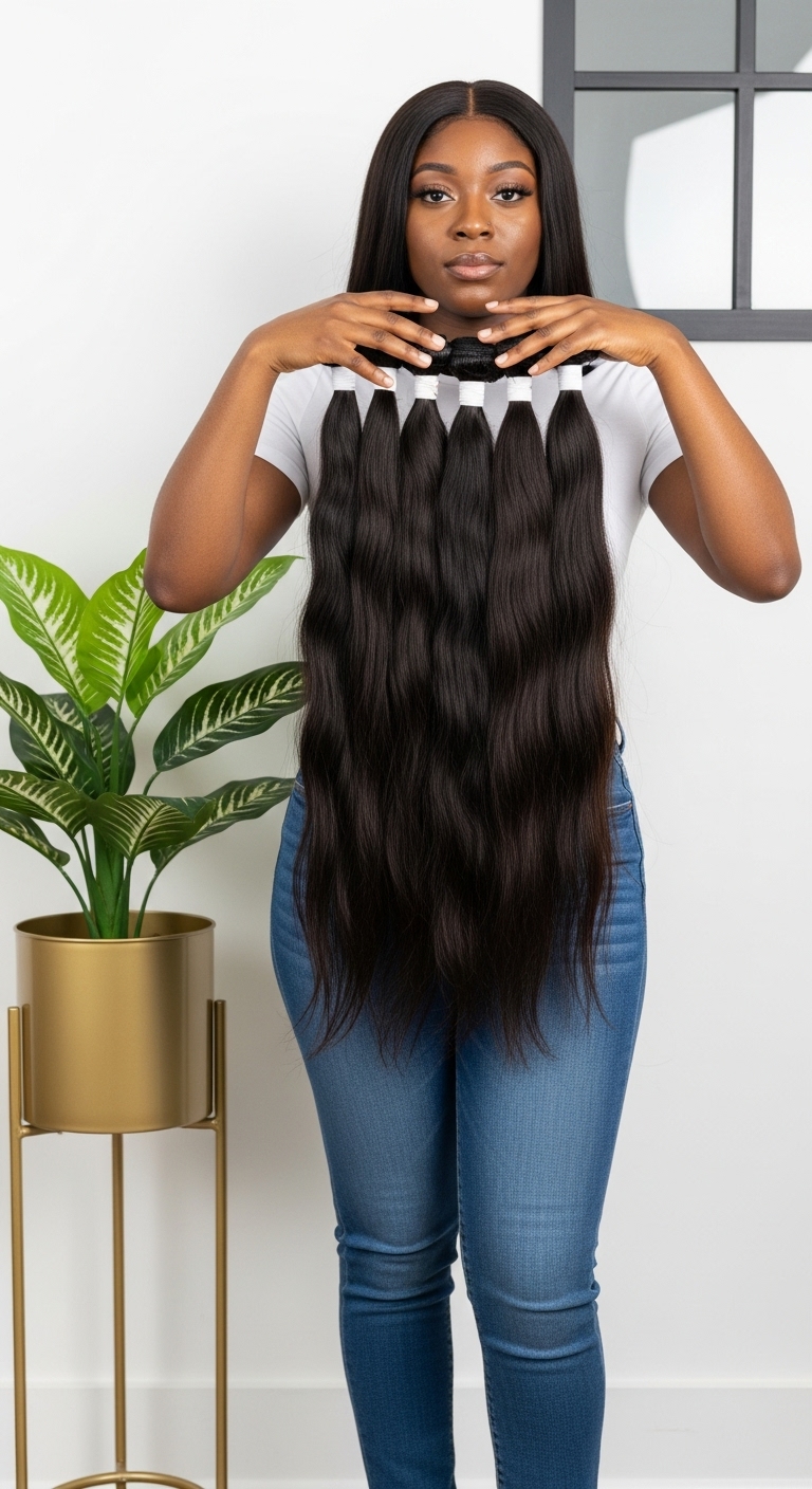 Raw Vietnamese SDD Straight Human Hair Bundles