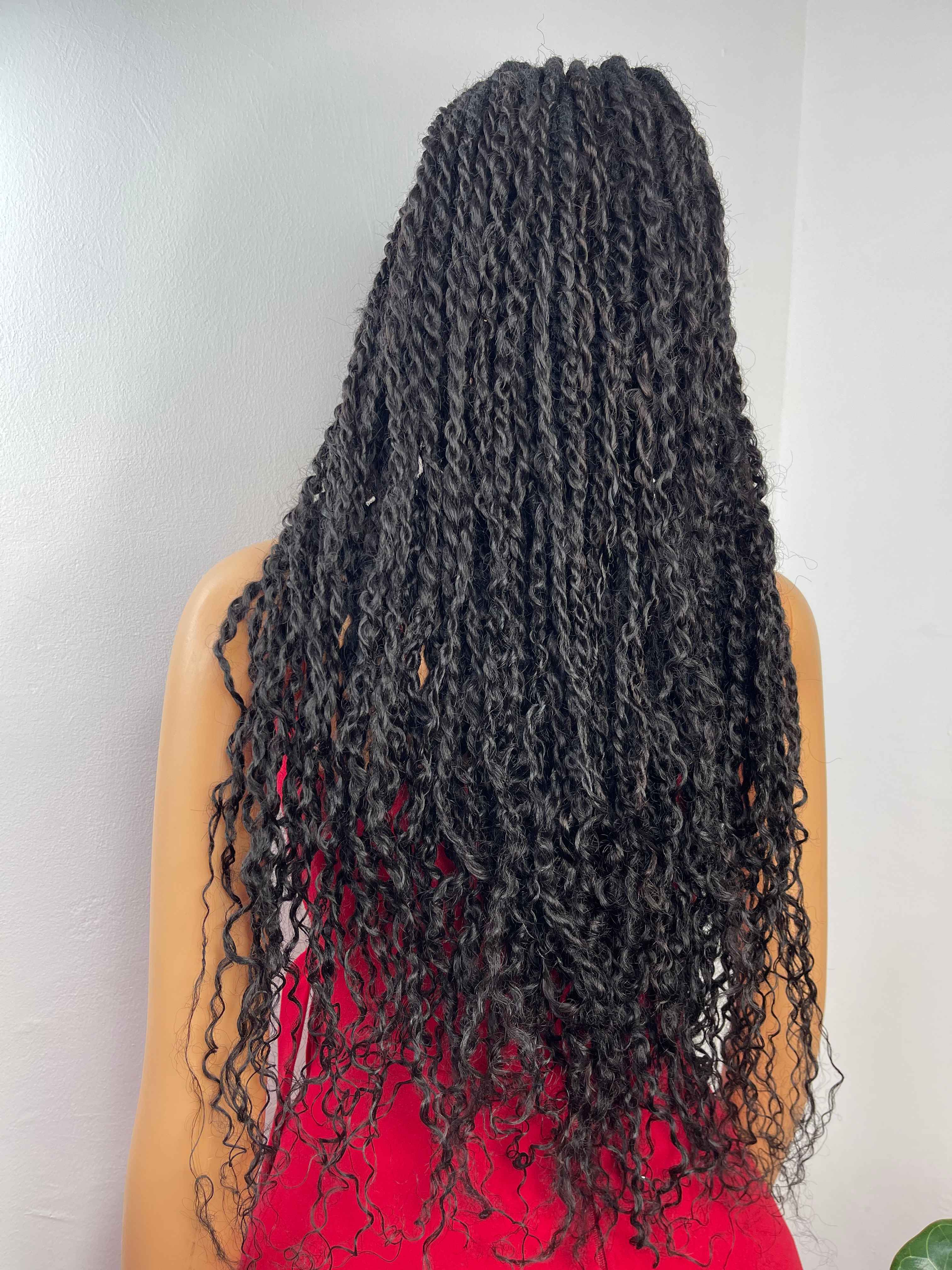 24" Deepwave Curl Twisted Wig