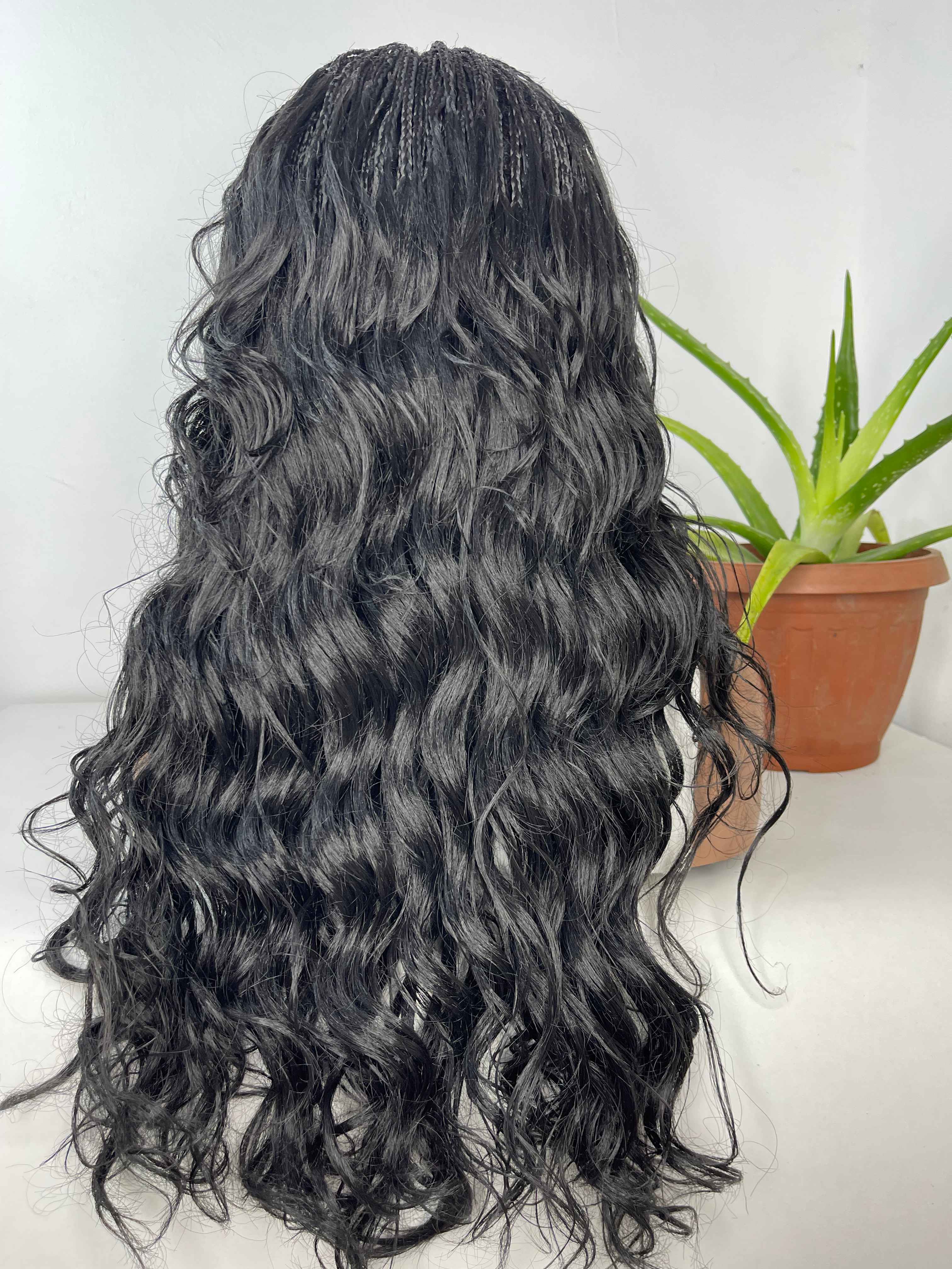 22" Kinky Deep wave Twist Wig - Image 2