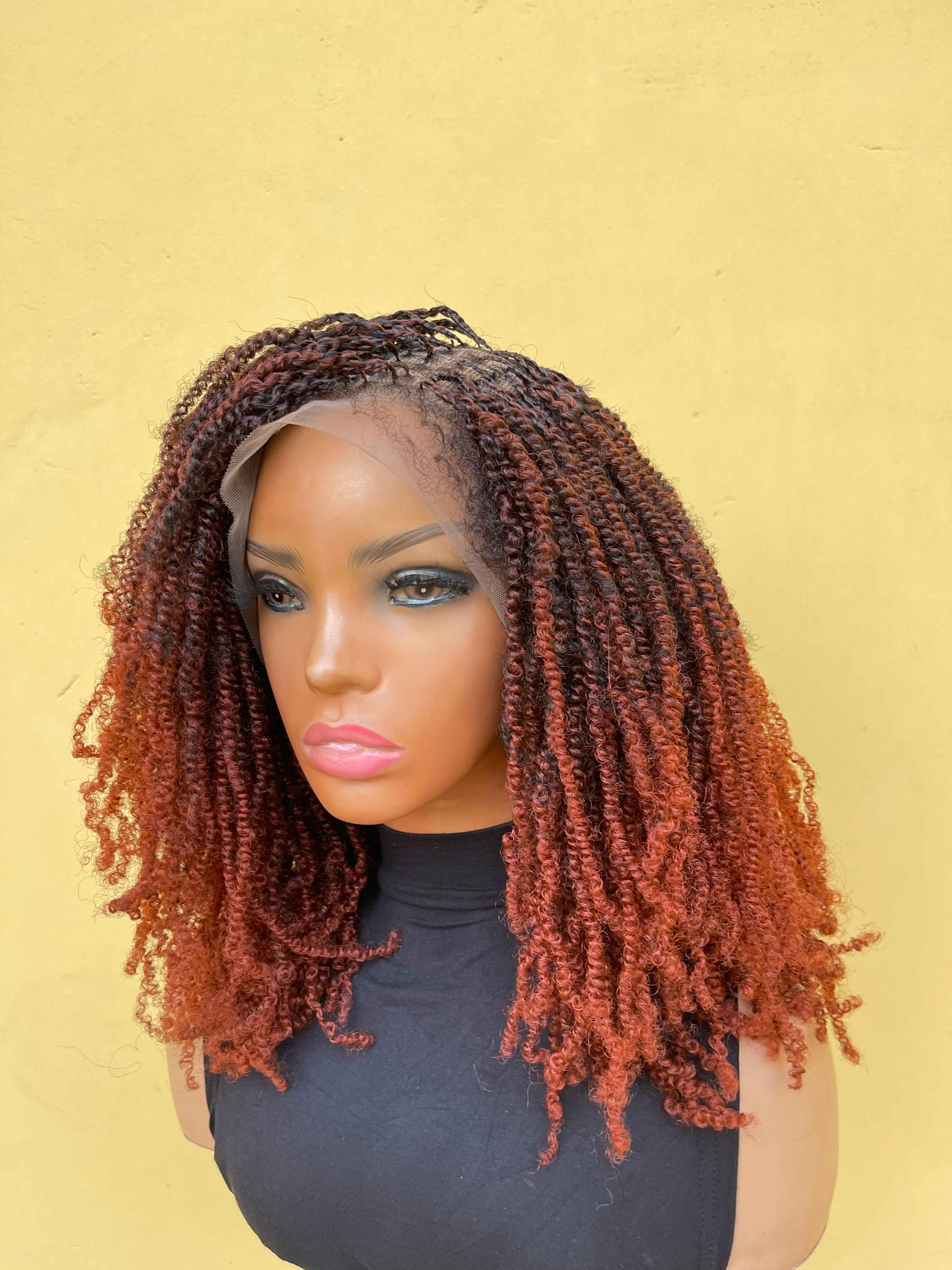 14" MicroTwist Full Lace Braided Wig - Image 2