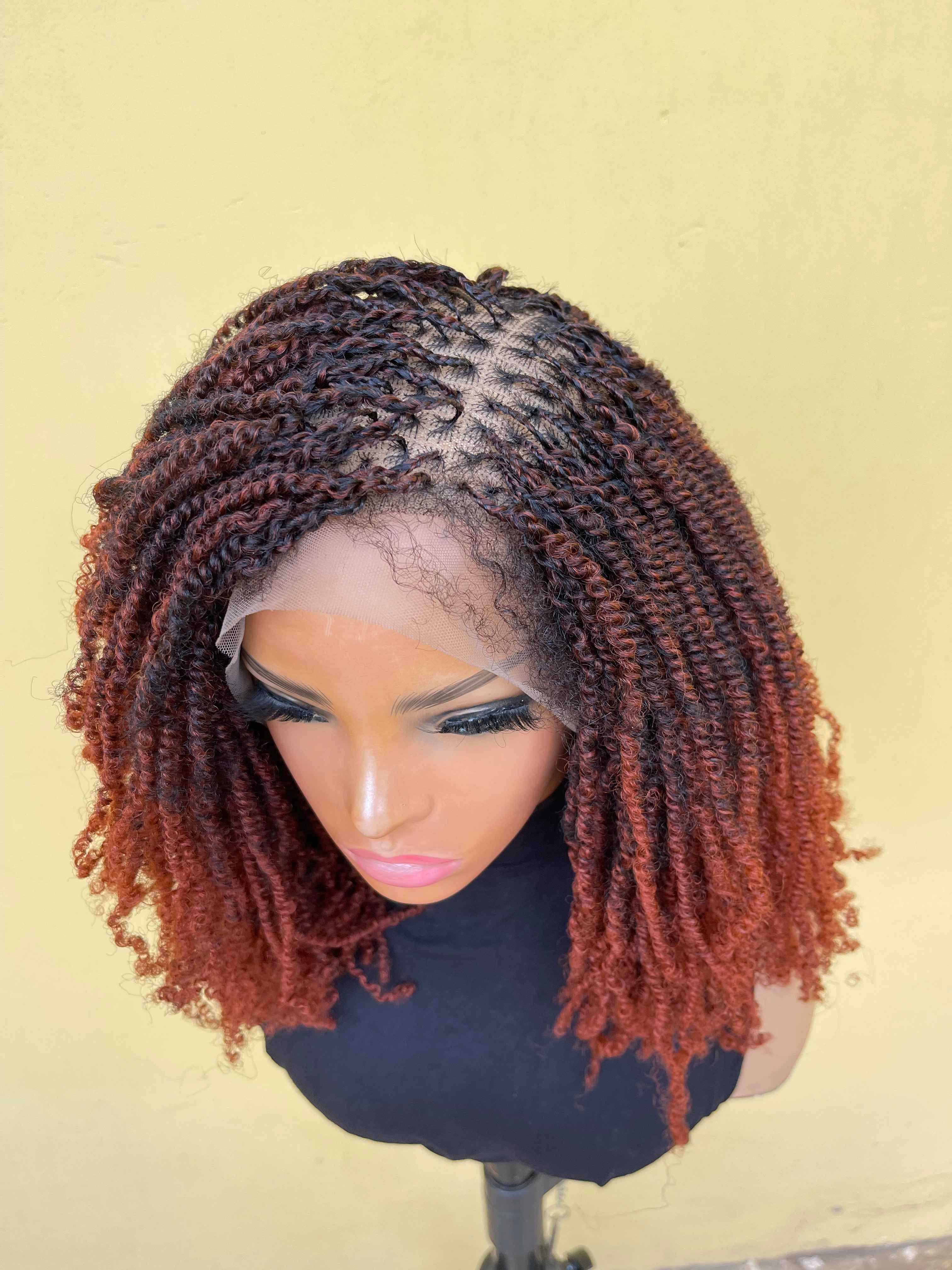 14" MicroTwist Full Lace Braided Wig - Image 3