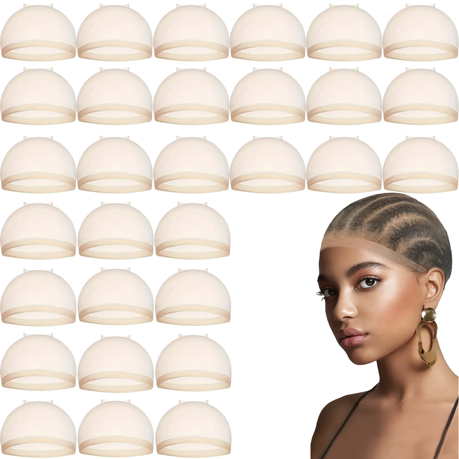 Invisible Wig Hair Net - Image 3