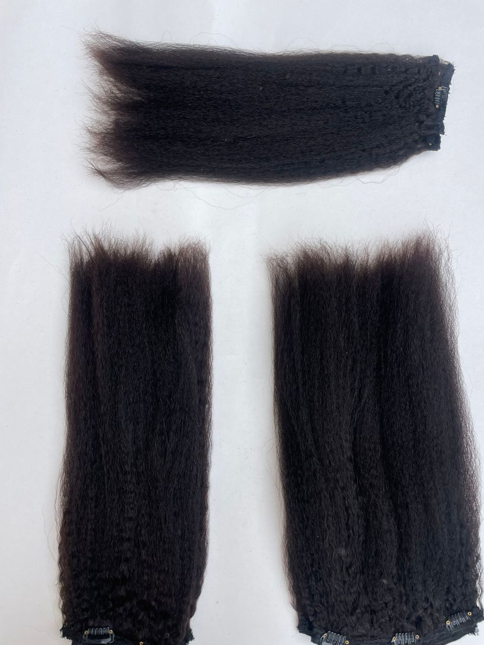 Kinky Straight Clip-in Extensions - Image 3