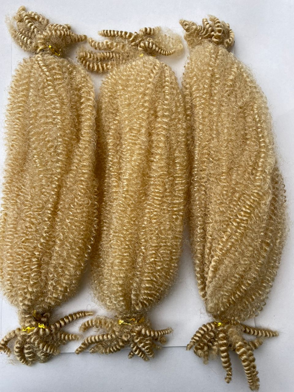 Premium Afro Kinky Bulk Hair(Synthetic) - Image 4