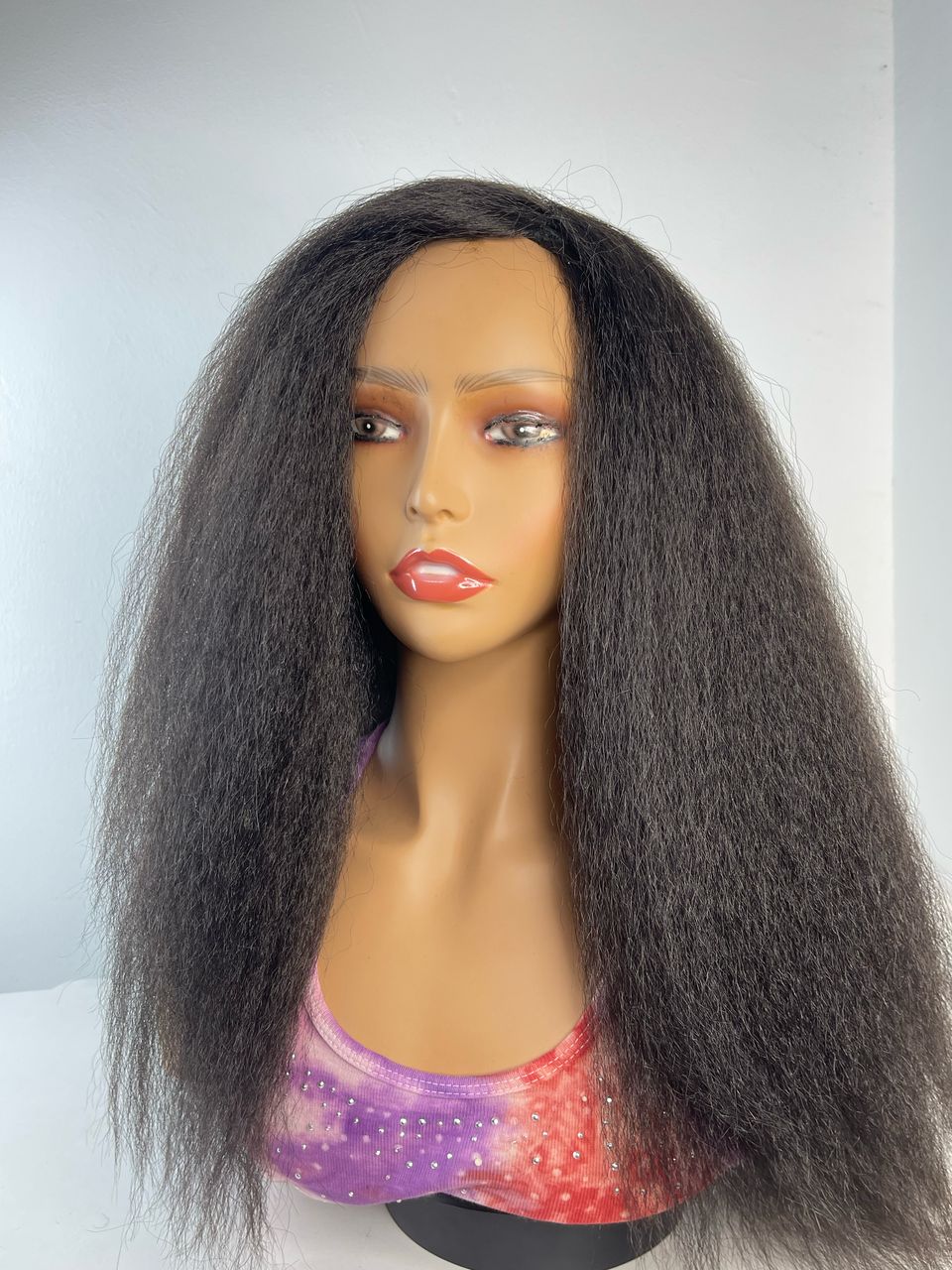 16" Kinky Straight Wig