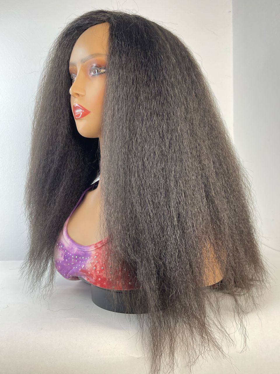 16" Kinky Straight Wig - Image 3