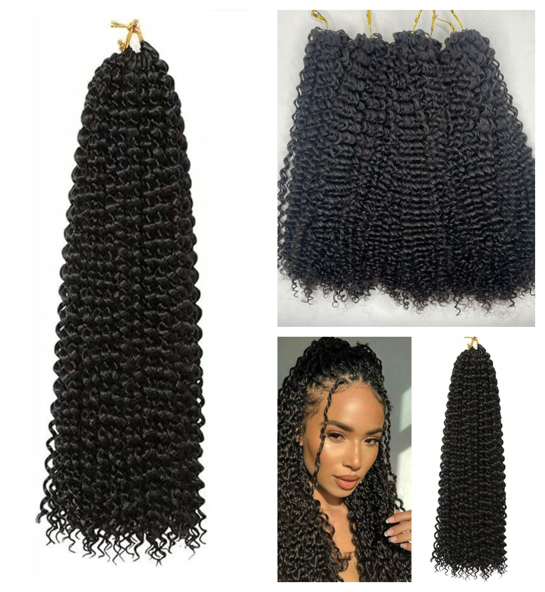 Curled Feather Hair Extensions