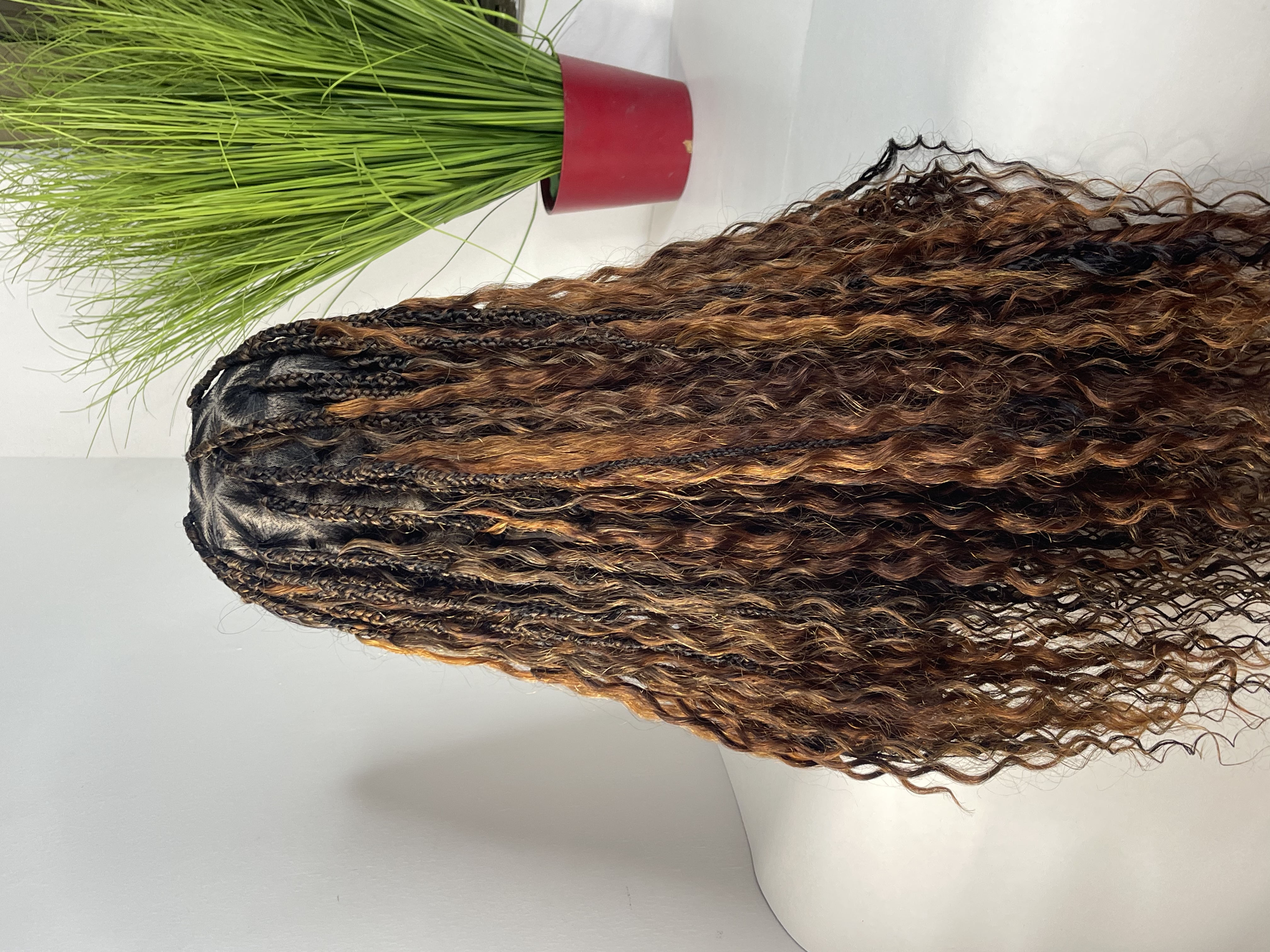 40” Full Lace Boho Braids Wig - Image 7