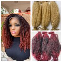 Premium Afro Kinky Bulk Hair(Synthetic)