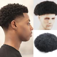 Synthetic Afro Men's Wig(Toupee)